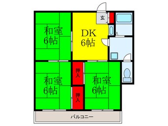 間取図 第一タイガービル