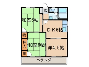 間取図 サンライフ水巻