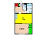 荒江コーポ 1DKの間取り