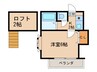 グランスク二日市 1Kの間取り