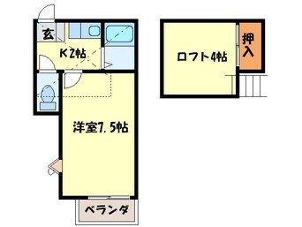 間取図 モアハイツ井尻