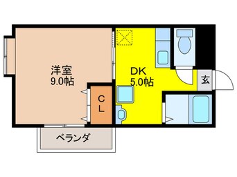 間取図 ブラオ別府