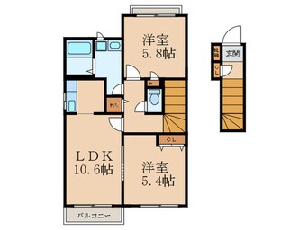 間取図 グリーンハイツ白野江