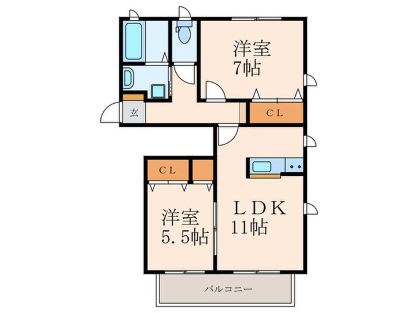 間取図 フォレスト妙見