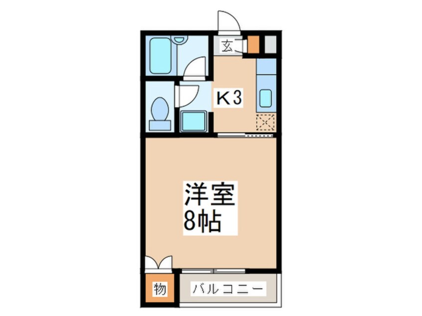 間取図 サンハウストキワ