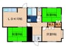 山部棟割Ⅱ 3LDKの間取り