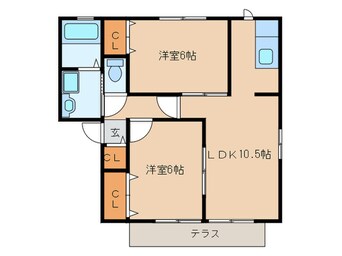 間取図 ヴェルヴィル白山