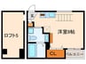シャンテ下山門 1Rの間取り