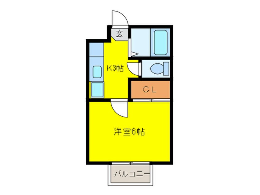 間取図 カナディアンハイツ司