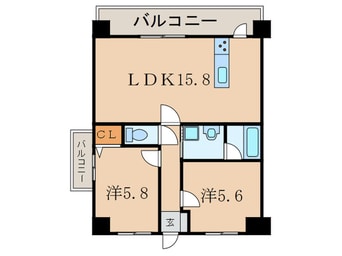 間取図 リオグランデ中央