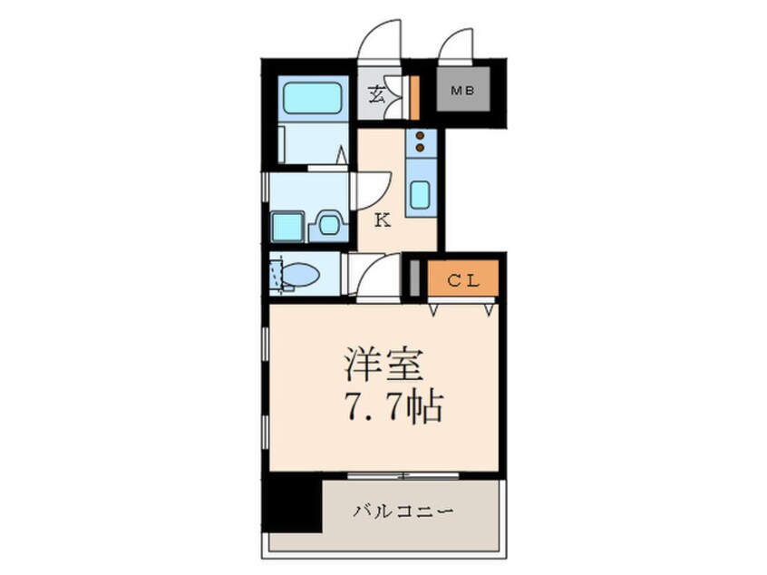 間取図 ｱｰｽｺｰﾄＹｓｼﾃｨ片野新町