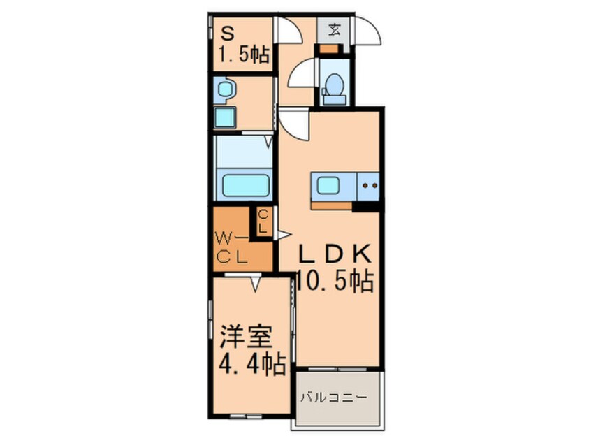 間取図 アヴァンセ志免