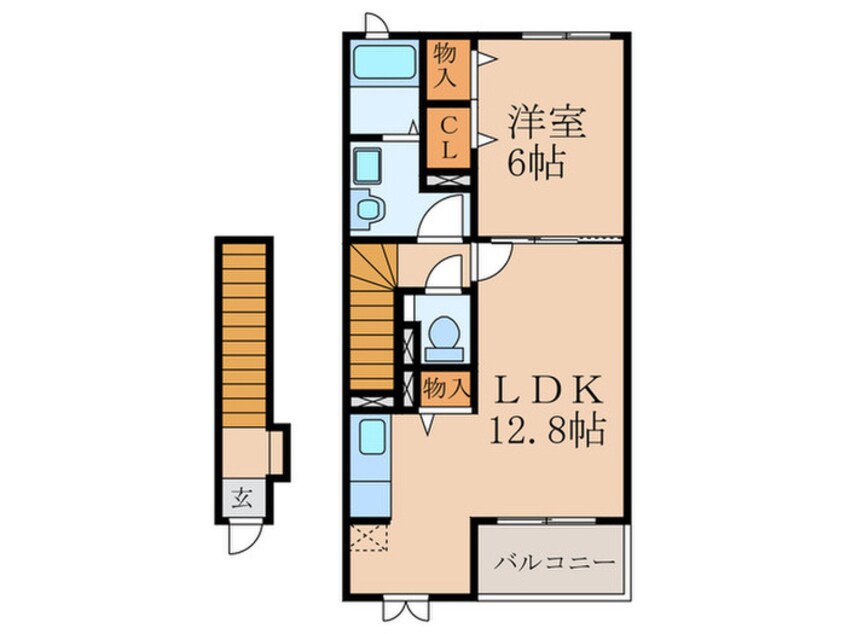 間取図 サニー・カーサー横田