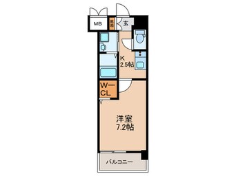 間取図 ギャラクシー南福岡駅前