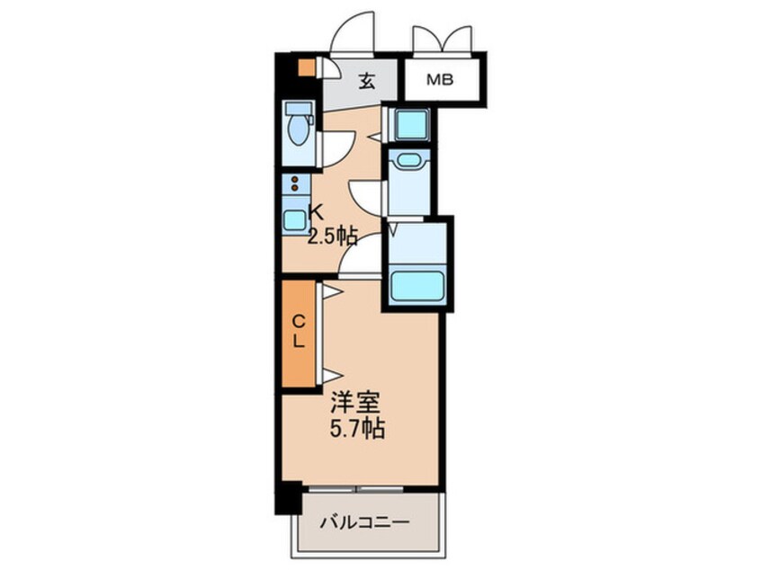 間取図 ギャラクシー南福岡駅前