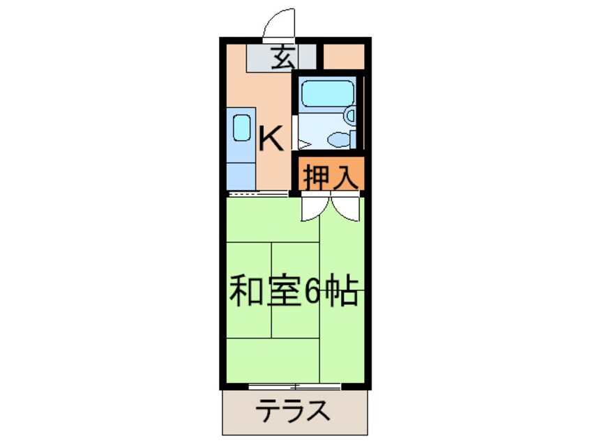 間取図 シャトレ黄金