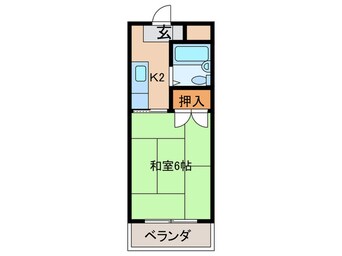 間取図 シャトレ黄金