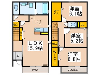 間取図 ボヌール