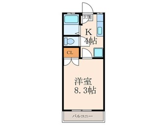 間取図 シティベール守恒