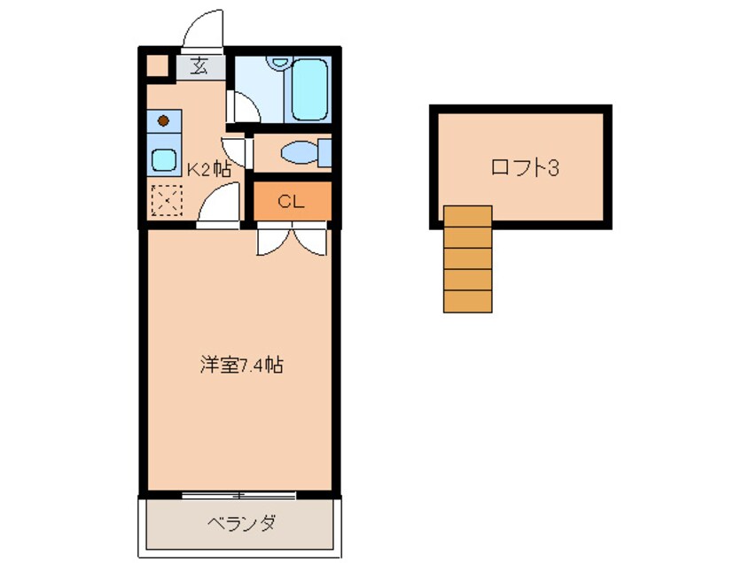 間取図 ラフォーレ坂本