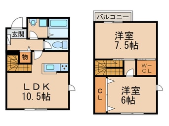 間取図 ＩＮＴＩ到津