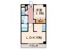 ラルーチェ　サンリッチ 1LDKの間取り