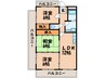 井尻第３ビル 3LDKの間取り