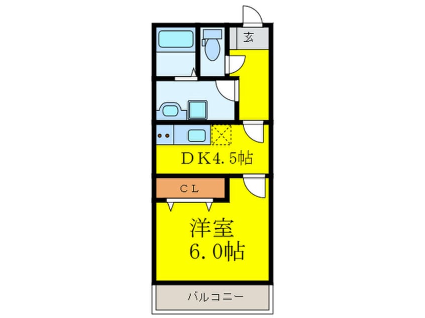 間取図 Ｂｒ千歳町