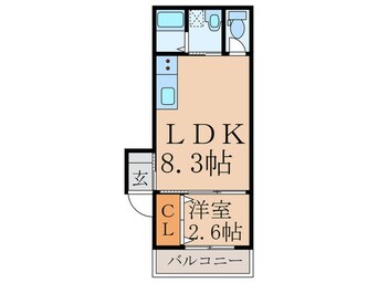 間取図 ブルーマリヌG棟