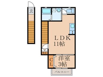 間取図 ブルーマリヌG棟