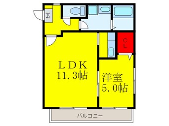 間取図 ステラ白木原