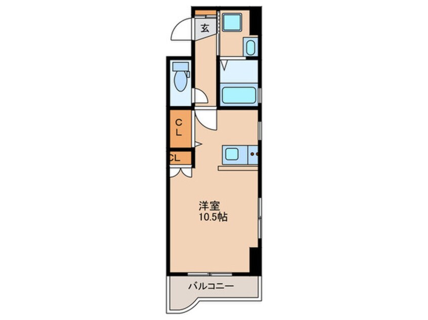間取図 プレール東千石