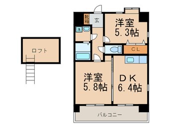 間取図 ウイングコートＦ館