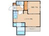 Ｃｈｅｒｉｍ　吉塚　ｅａｓｔ 1LDKの間取り