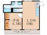 レーオロイヤルⅡ 1LDKの間取り