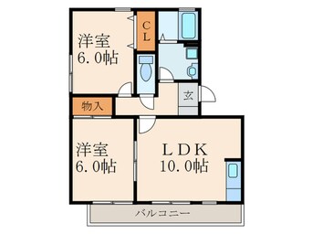 間取図 グローリー中村