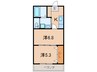 リファレンス大里原町 2Kの間取り