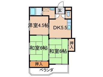 間取図 アベニュー筒井