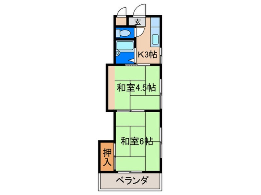 間取図 アベニュー筒井