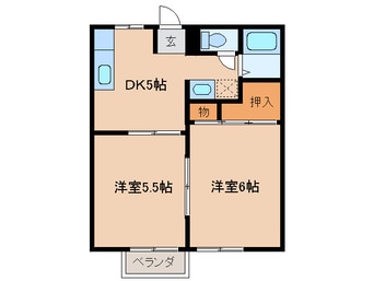 間取図 ディアス笹山