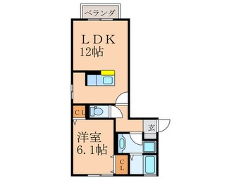 間取図 Casa Felice A棟