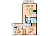 Casa Felice A棟 2LDKの間取り