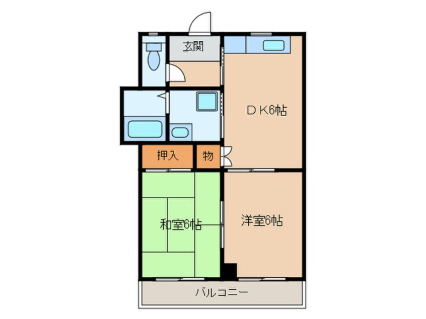 間取図 楢崎ビル