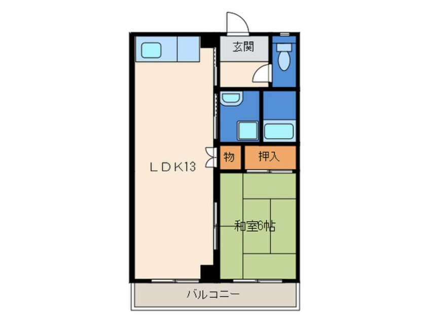 間取図 楢崎ビル