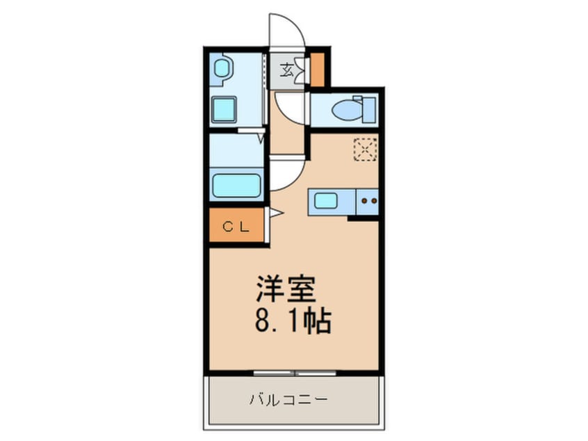 間取図 J-PLACE天神東