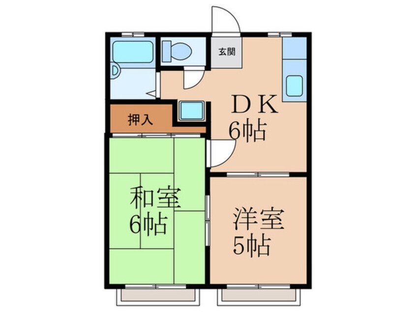 間取図 コ－ポ平野Ａ棟