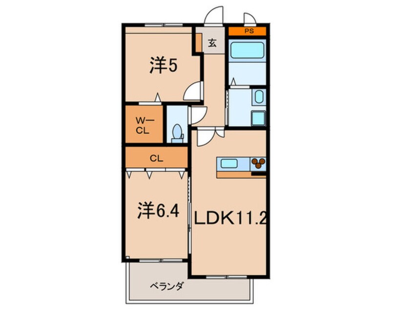 間取図 ベラフォレスタ大里桃山