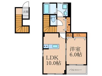 間取図 ボスカート　C.Ⅱ