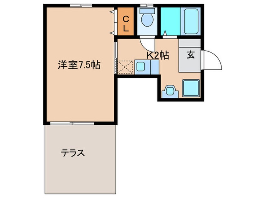 間取図 グランソラ－ジュ