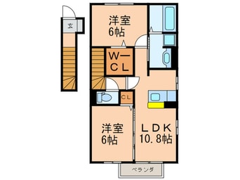 間取図 Casa Felice B棟